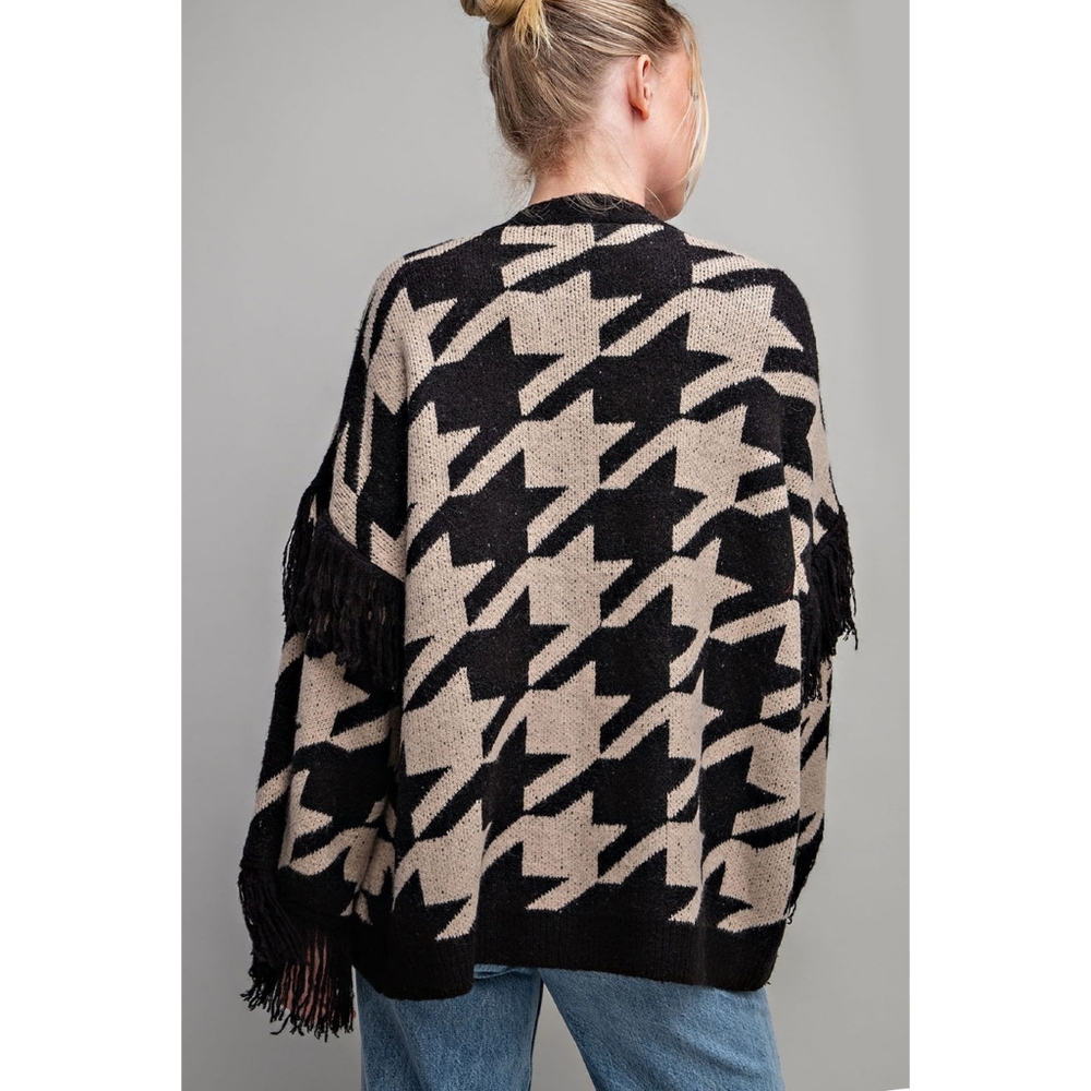 ee:some Boho Cozy Chic Oversized Fringe Cardigan - Picture 5 of 10